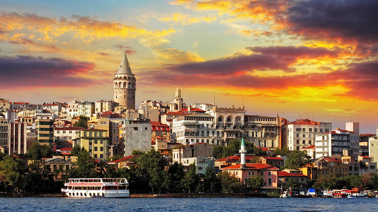 Istanbul at sunset