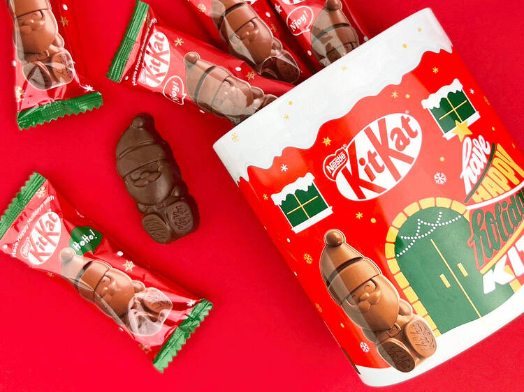 You can now get the Holiday Santa KitKat in Japan this Christmas