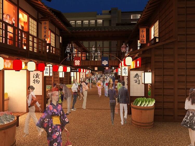 Tokyo is getting a 24-hour, Edo-themed onsen spa complex in February 2024