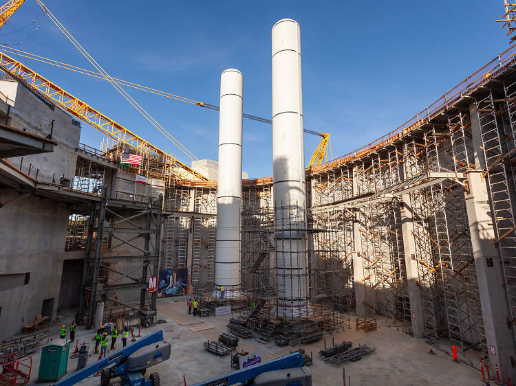 L.A. will have the only space shuttle in the world displayed in a ready-to-launch position. Here’s a preview.