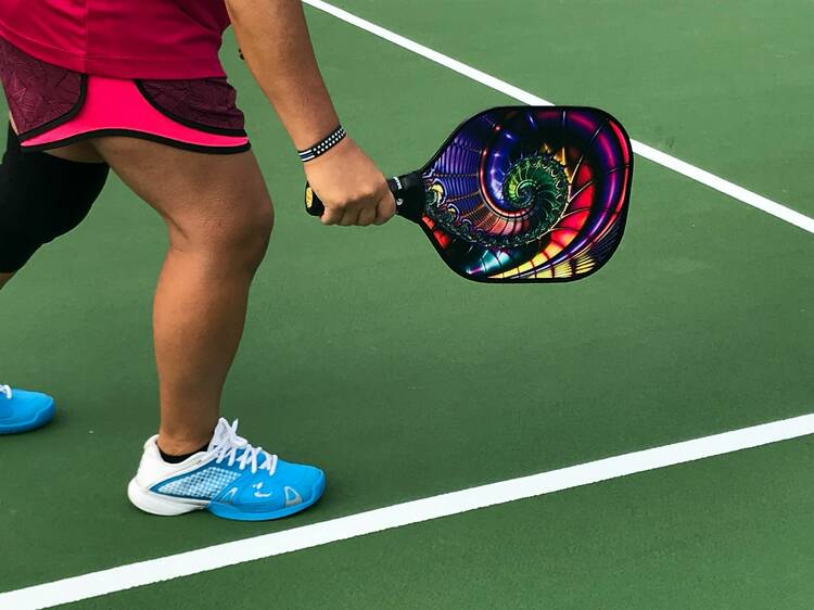 There's a free amateur pickleball tournament in South Beach this weekend