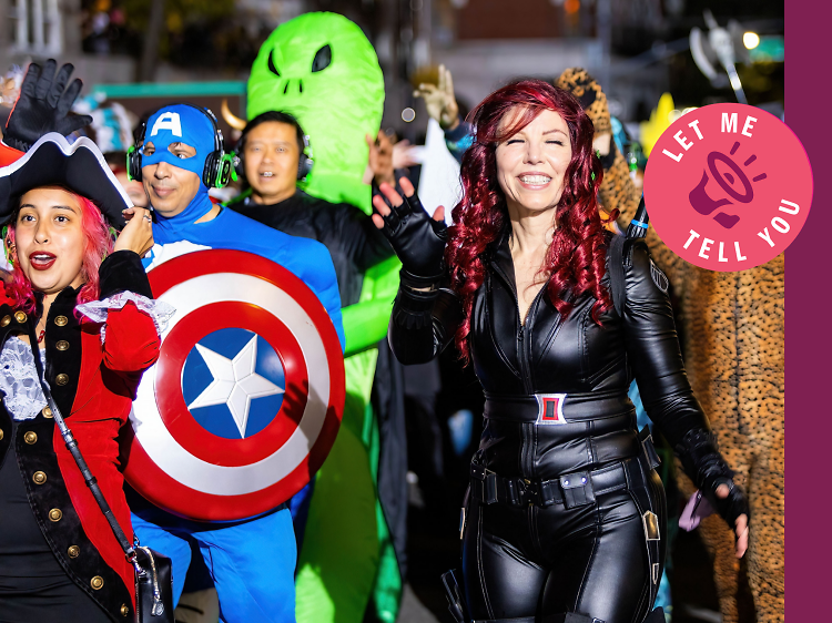 Let me tell you—here’s how to march in the Village Halloween Parade